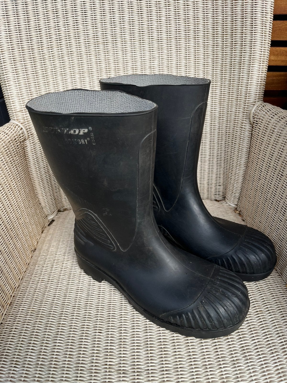 Dunlop Acifort veiligheidslaarzen maat 8/42 met stalen neus, Tuin en Terras, Ophalen of Verzenden, Gebruikt, Dames, Laarzen
