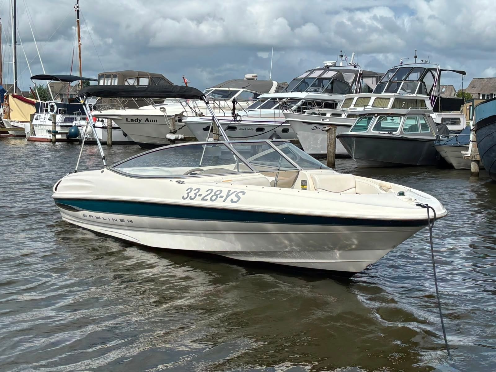Bayliner capri 2050cx mercruiser 3.0 4cyl biminitop, Watersport en Boten, Speedboten, -, Gebruikt, -, -