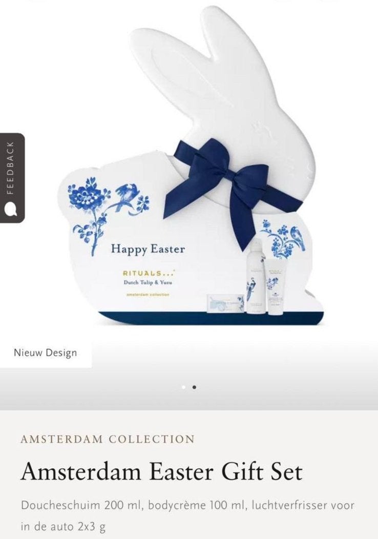 Rituals Amsterdam Collection Easter Giftset 🤍💙🐰🎁 Nieuw!, Ophalen of Verzenden, Nieuw, Bad & Douche