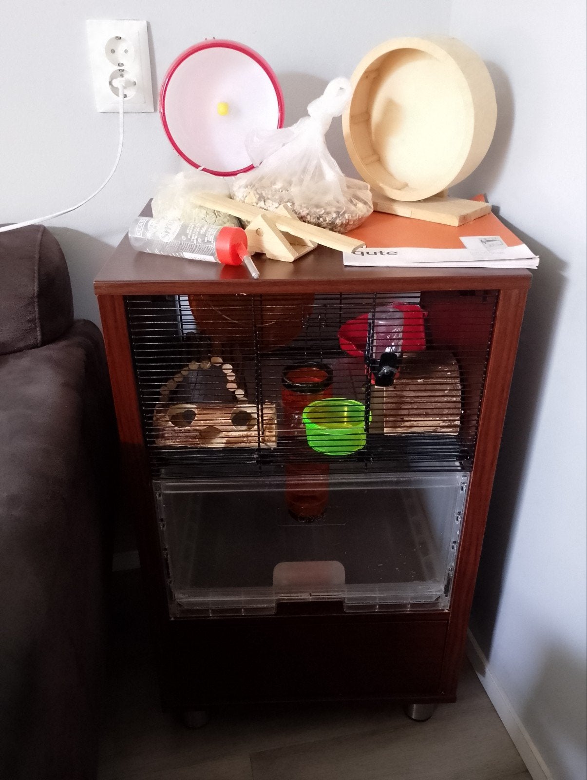 Hamster Hotel h79xb47xd38, Ophalen, Kooi, 60 tot 90 cm, Minder dan 75 cm