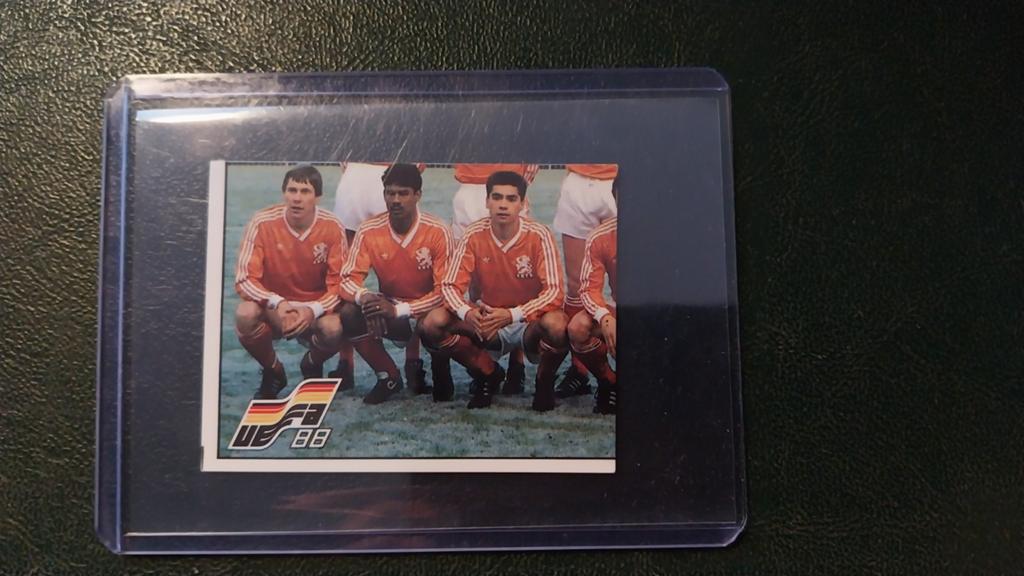 Panini EURO 88 Plaatje Nederland Voetbal, Ophalen of Verzenden, Zo goed als nieuw, Sticker