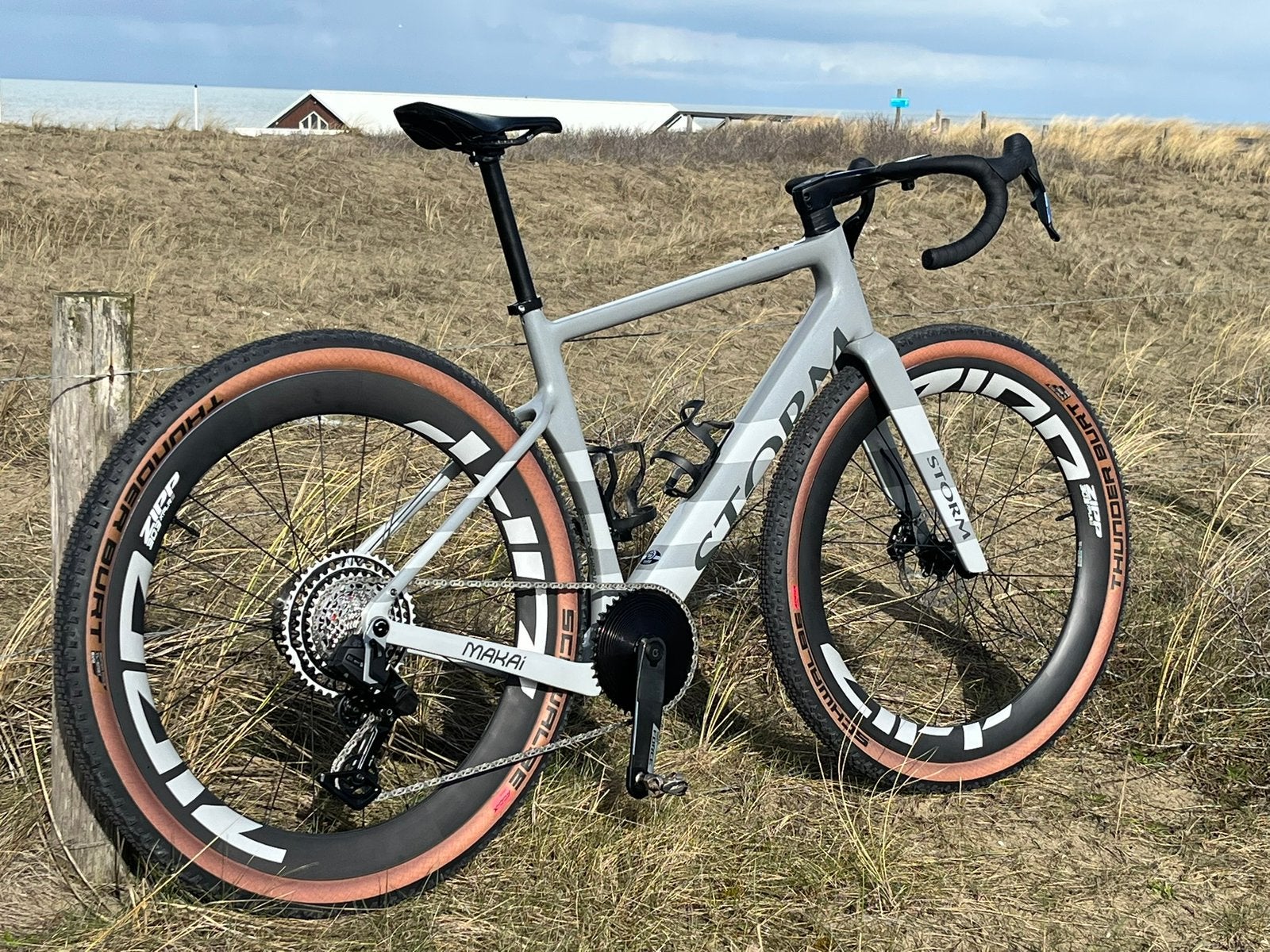 Storm Makai gravel/strandbike maat 54, Carbon, Zo goed als nieuw, Meer dan 20 versnellingen, Ophalen