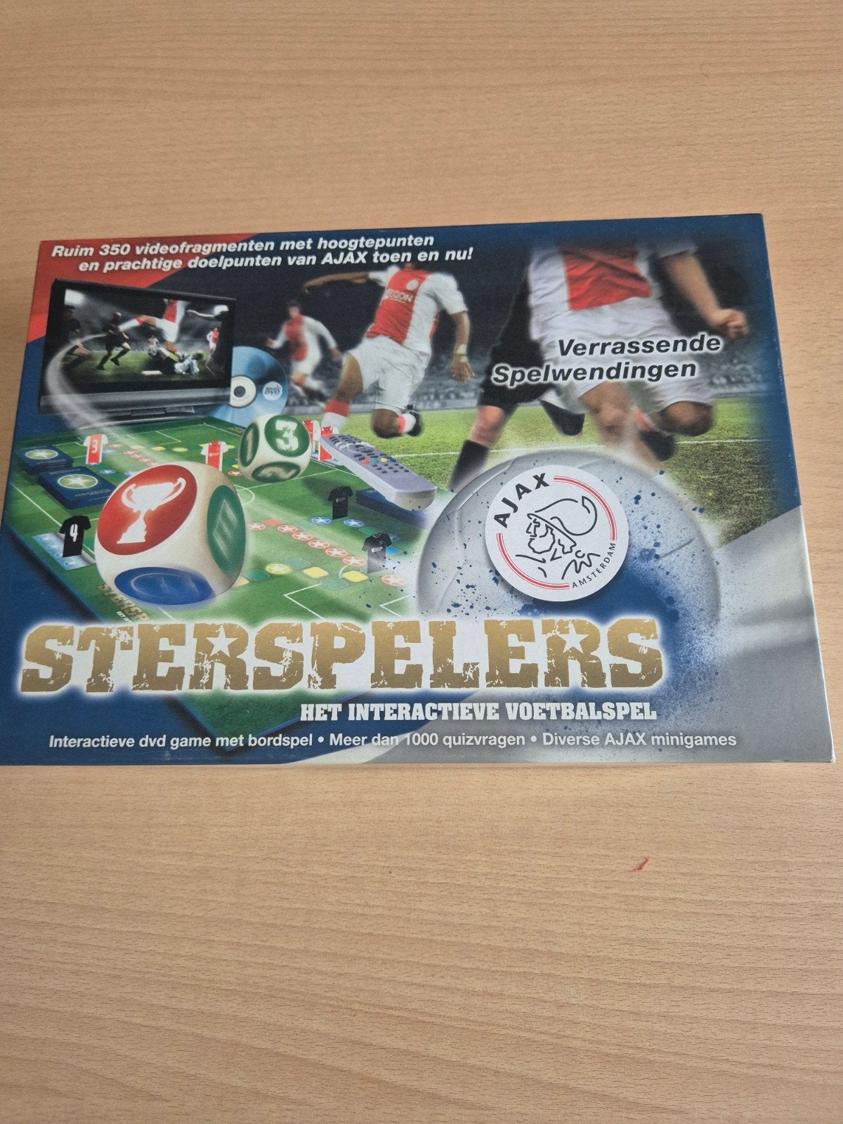 Sterspelers: Het Interactieve Voetbalspel (Ajax), Hobby en Vrije tijd, Vijf spelers of meer, Ophalen of Verzenden, Zo goed als nieuw