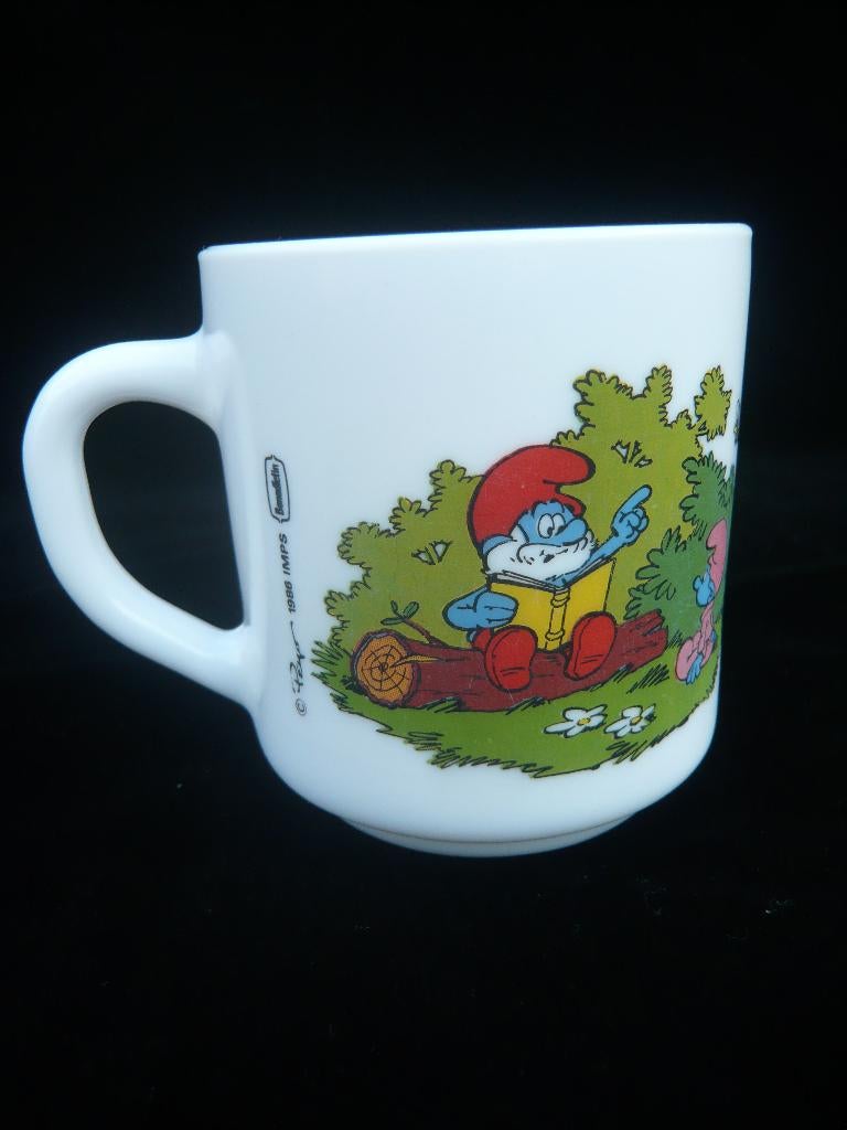 Smurfenbeker Arcopal 1986, Verzamelen, Ophalen of Verzenden, Zo goed als nieuw, Verschillende Smurfen, Gebruiksvoorwerp