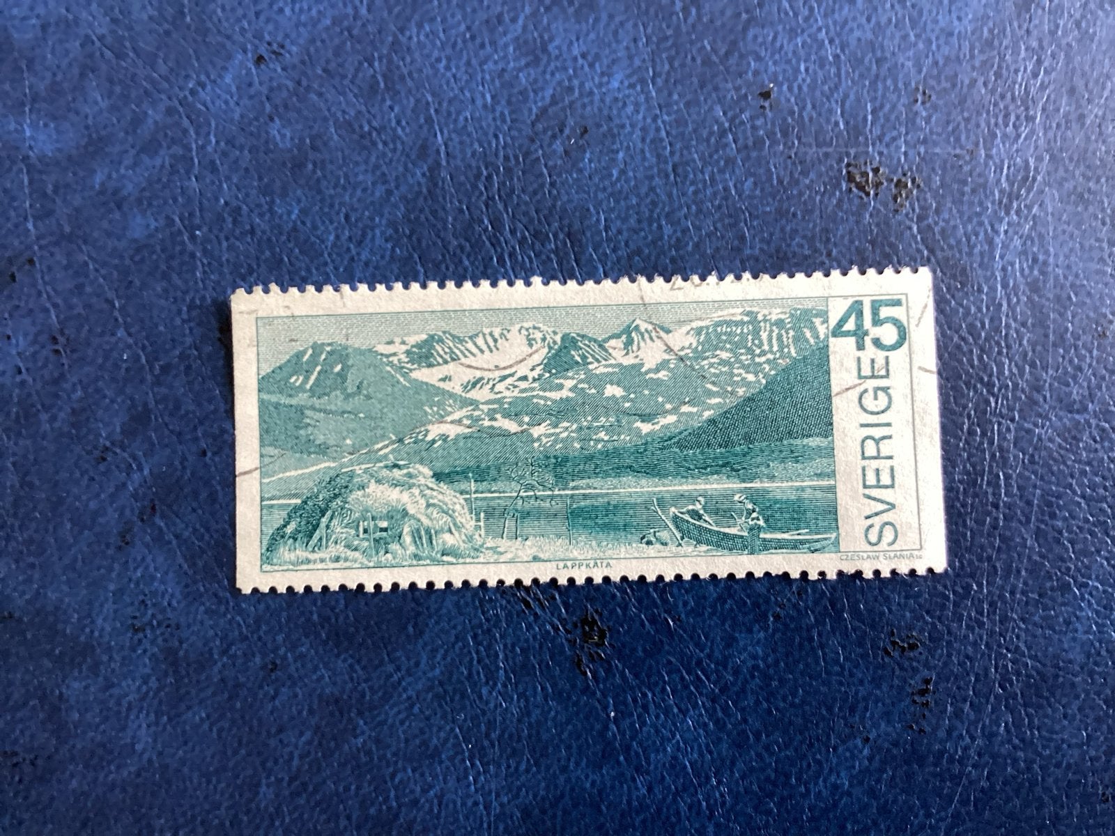 Zweden 1970- Mi.678-  45 Öre - Lapland Landschap, Ophalen of Verzenden, Zweden, Gestempeld