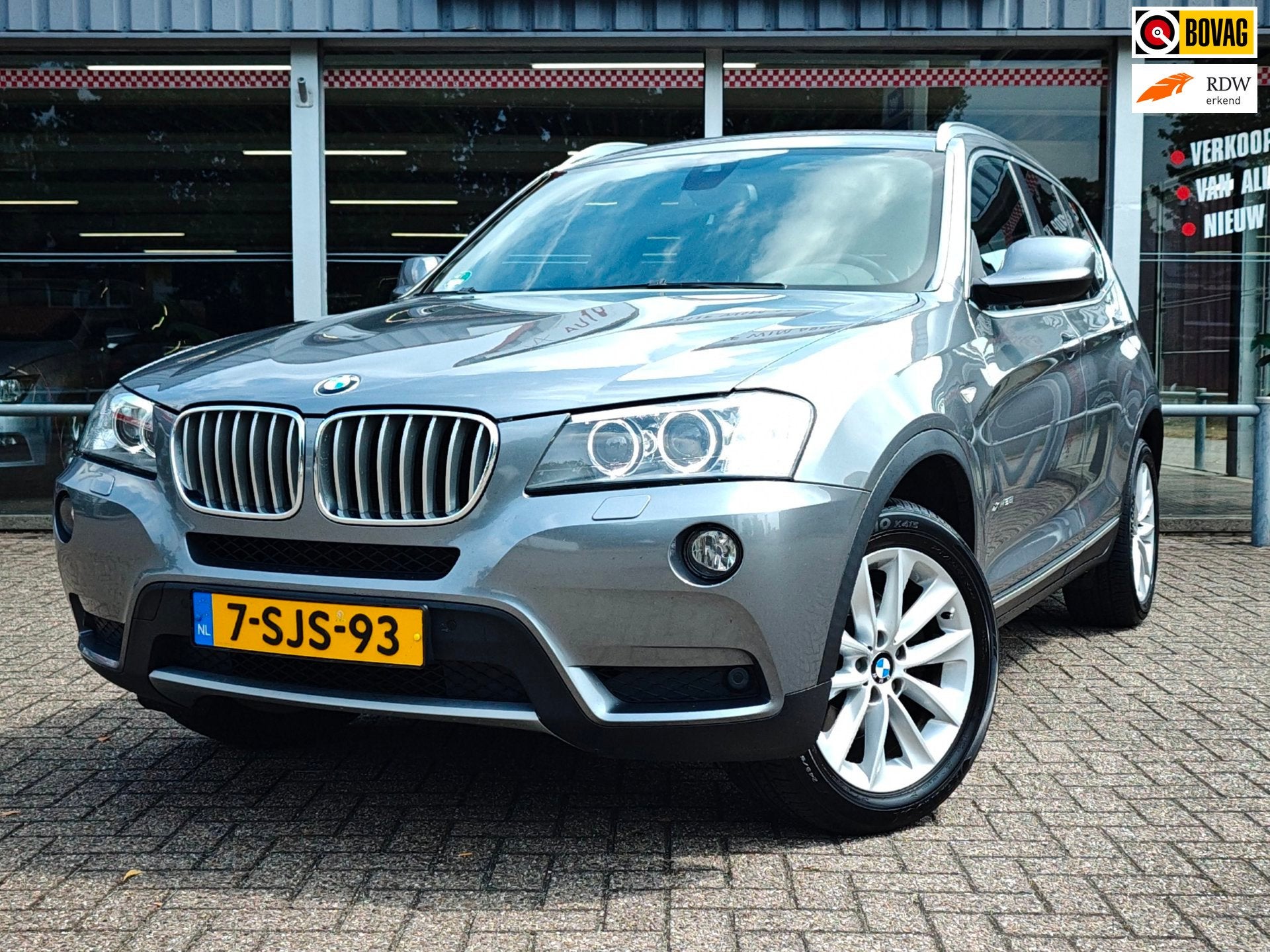 BMW X3 XDrive28i High Executive | Panoramadak | Lederen Bekl, Auto's, BMW, Euro 5, Gebruikt, Zwart, Bedrijf