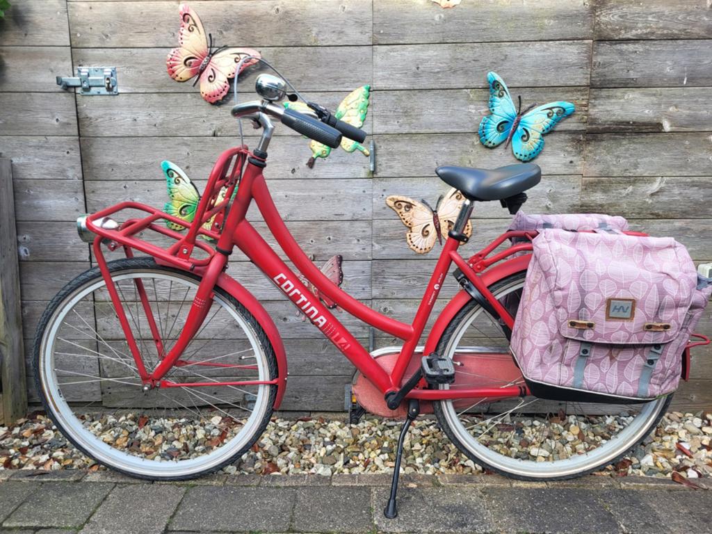 26 inch Cortina U4 Transportfiets, Fietsen en Brommers, Terugtraprem, Cortina U4 transportfiets, Versnellingen, Zo goed als nieuw