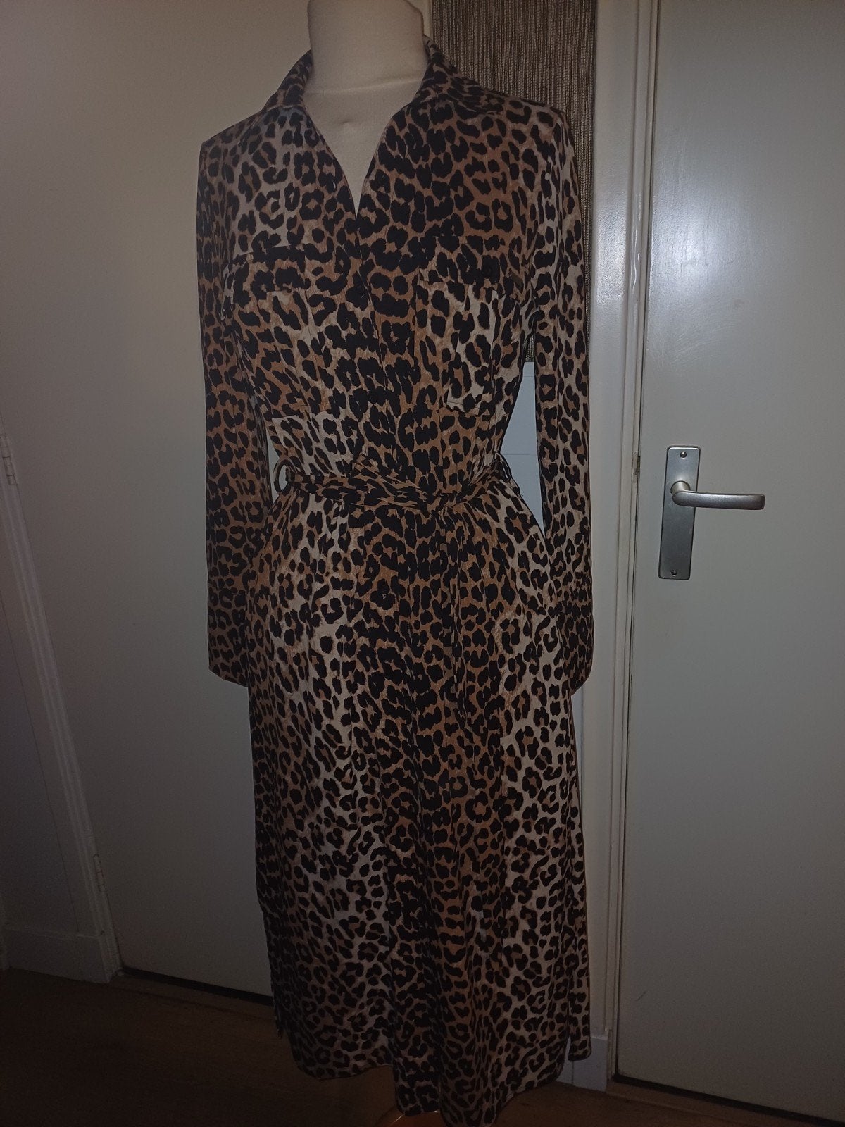 Ambika travel jurk leopard print met steekzakken Xs, Ambika, Meerkleurig, Nieuw, Ambika