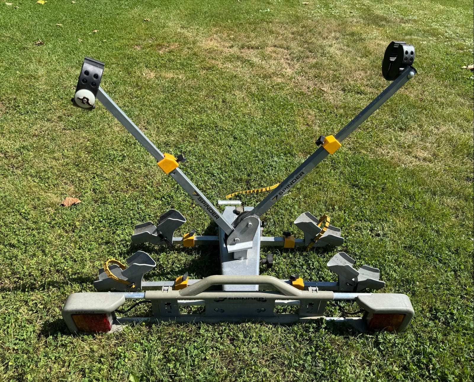Fietsendrager Spinder Falcon (2 fietsen), Auto diversen, Fietsendragers, Ophalen, Gebruikt, 2 fietsen, Trekhaakdrager