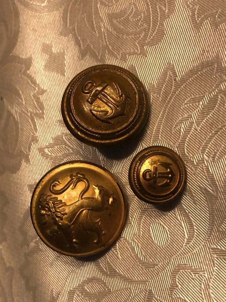 Embleem, uniformknopen (oud), Verzamelen, Militaria | Algemeen, Ophalen of Verzenden, Landmacht, Nederland, Embleem of Badge