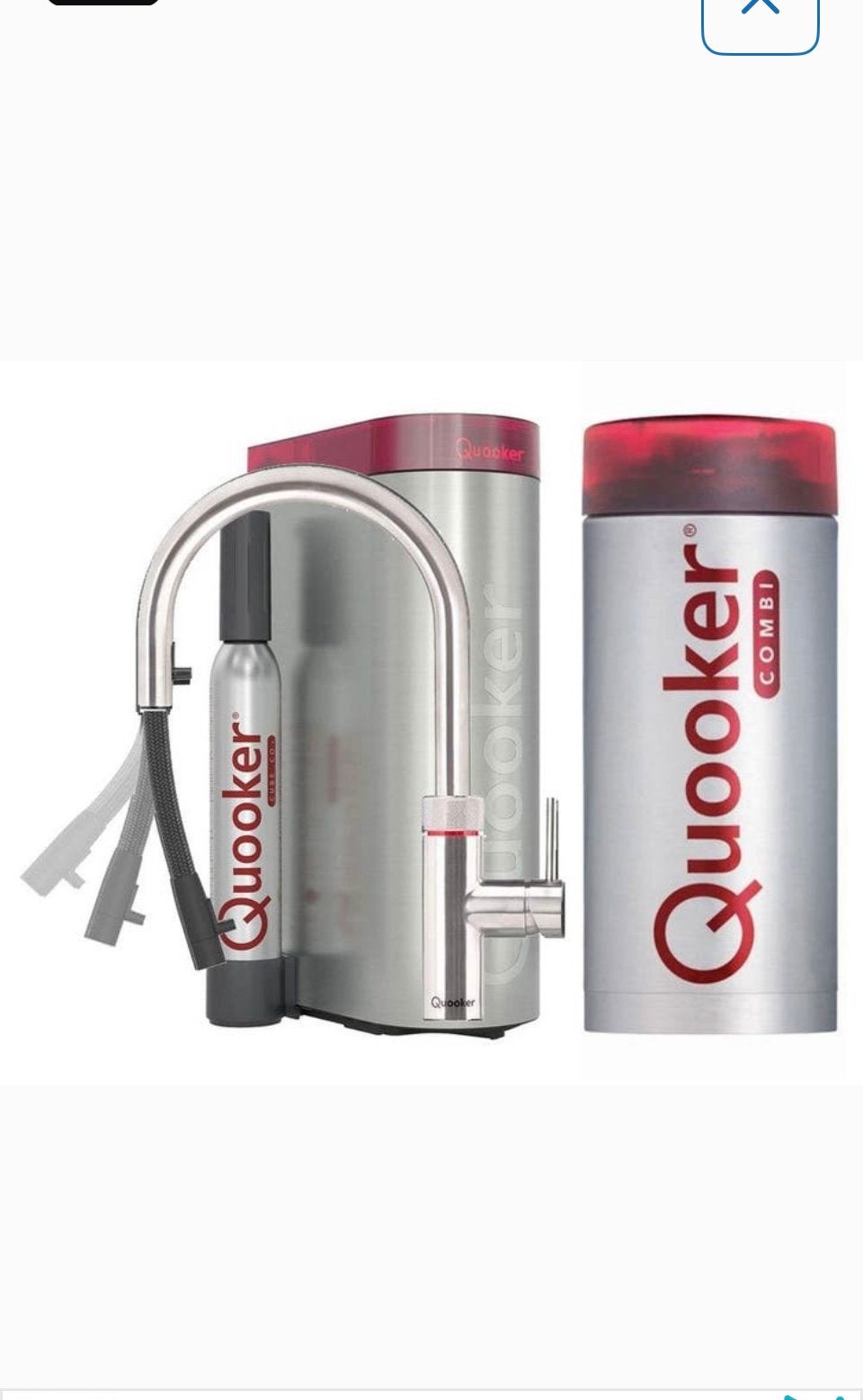 Quooker RVS Flex met Cube en Pro 3, Ophalen, Nieuw