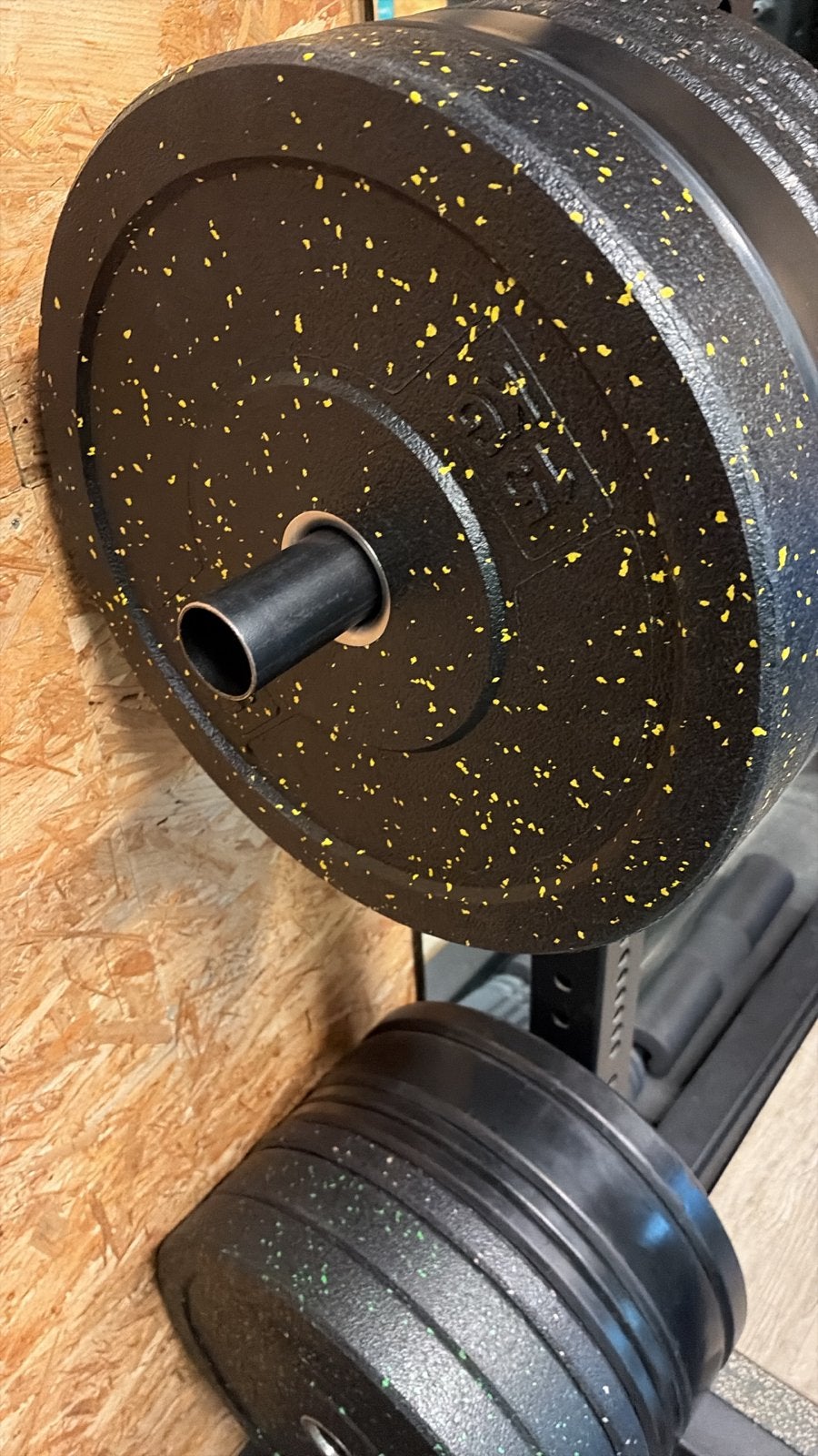 Barbell  - 70 kg hi temp bumperplates, Ophalen, Nieuw, Armen, Halterstangen