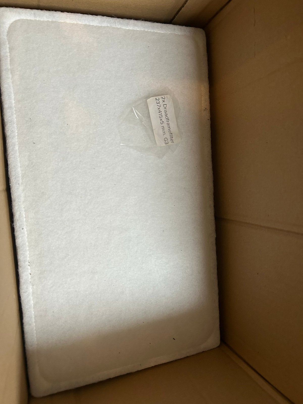 9x WTW Filters 237x415x5 mm G3, Ophalen of Verzenden, Nieuw, Ventilator