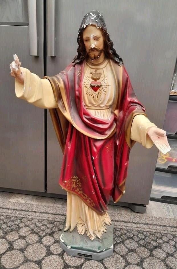 Gipsen Christusbeeld, Ophalen