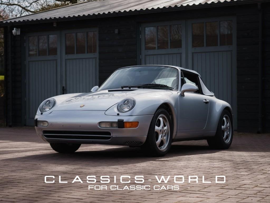 Porsche 993 Carrera 4 - 3.6 Cabrio - Polar Silver Metallic -, Auto's, Porsche, Automaat, Gebruikt, Overige modellen, Cabriolet