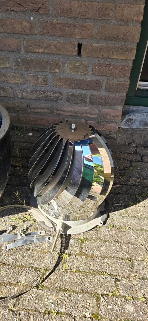 Ventura Spinner RVS Schoorsteenkap - Gebruikt, Ophalen