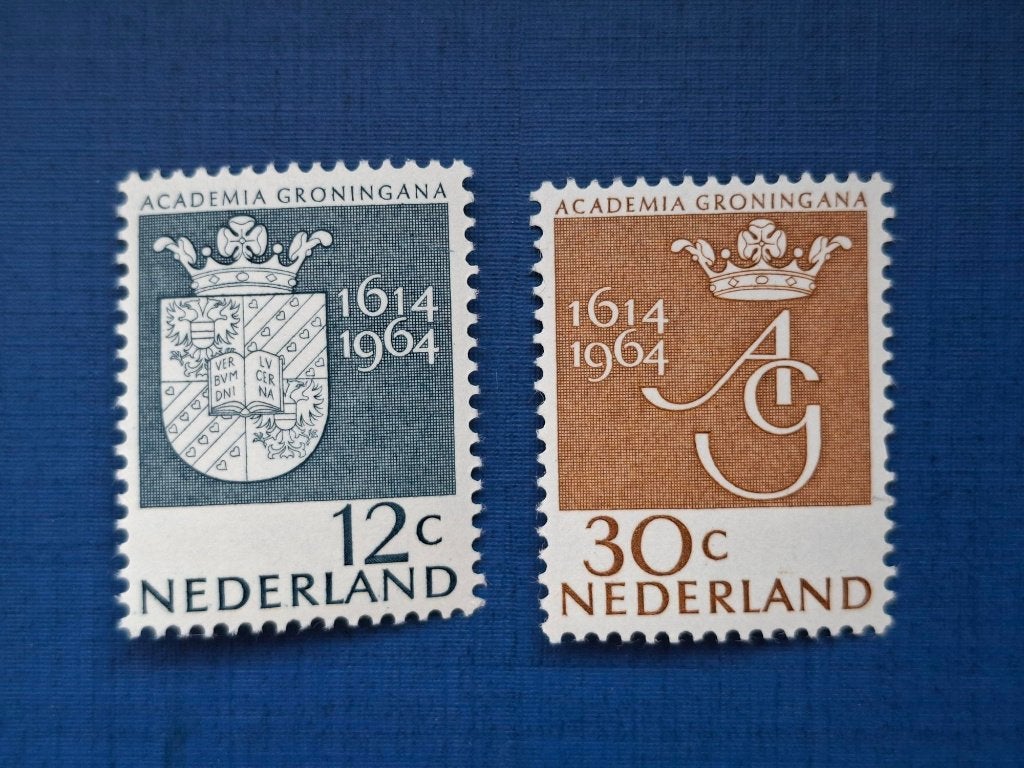 Postzegel NL 1963 PF Serie Universiteit Groningen 1-05, Postzegels en Munten, Ophalen of Verzenden, Postfris