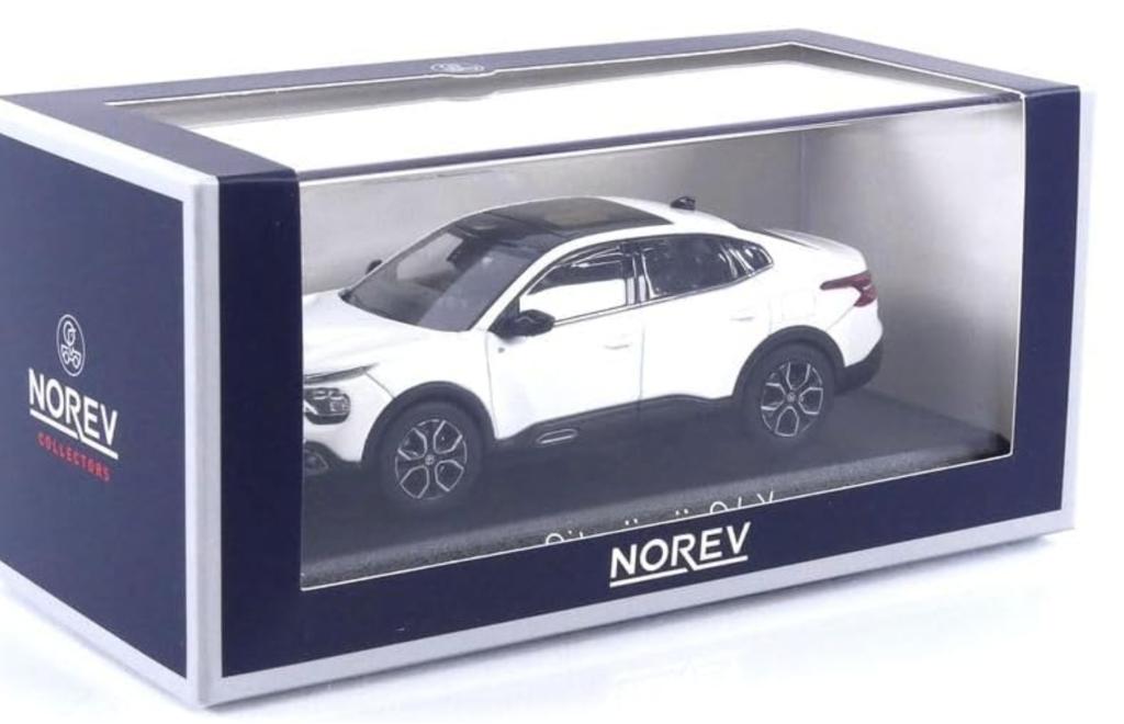Citroen e-C4 X 2023 Pearl Wit schaal 1:43 NOREV ref. 155480, Verzenden, Nieuw, Auto, Norev