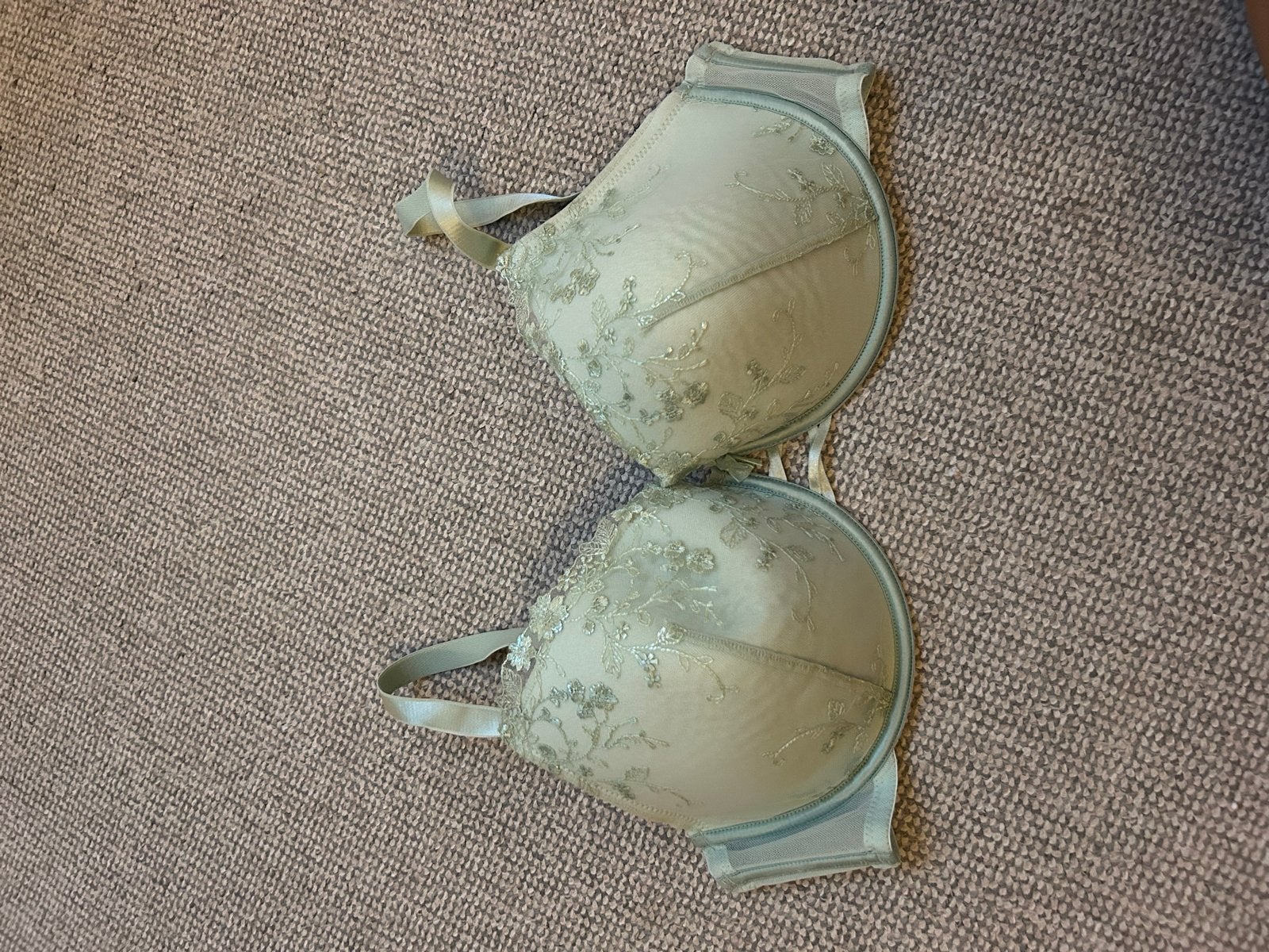 Mintgroene Hunkemöller BH 75F ZGAN, Ophalen of Verzenden, Groen, BH