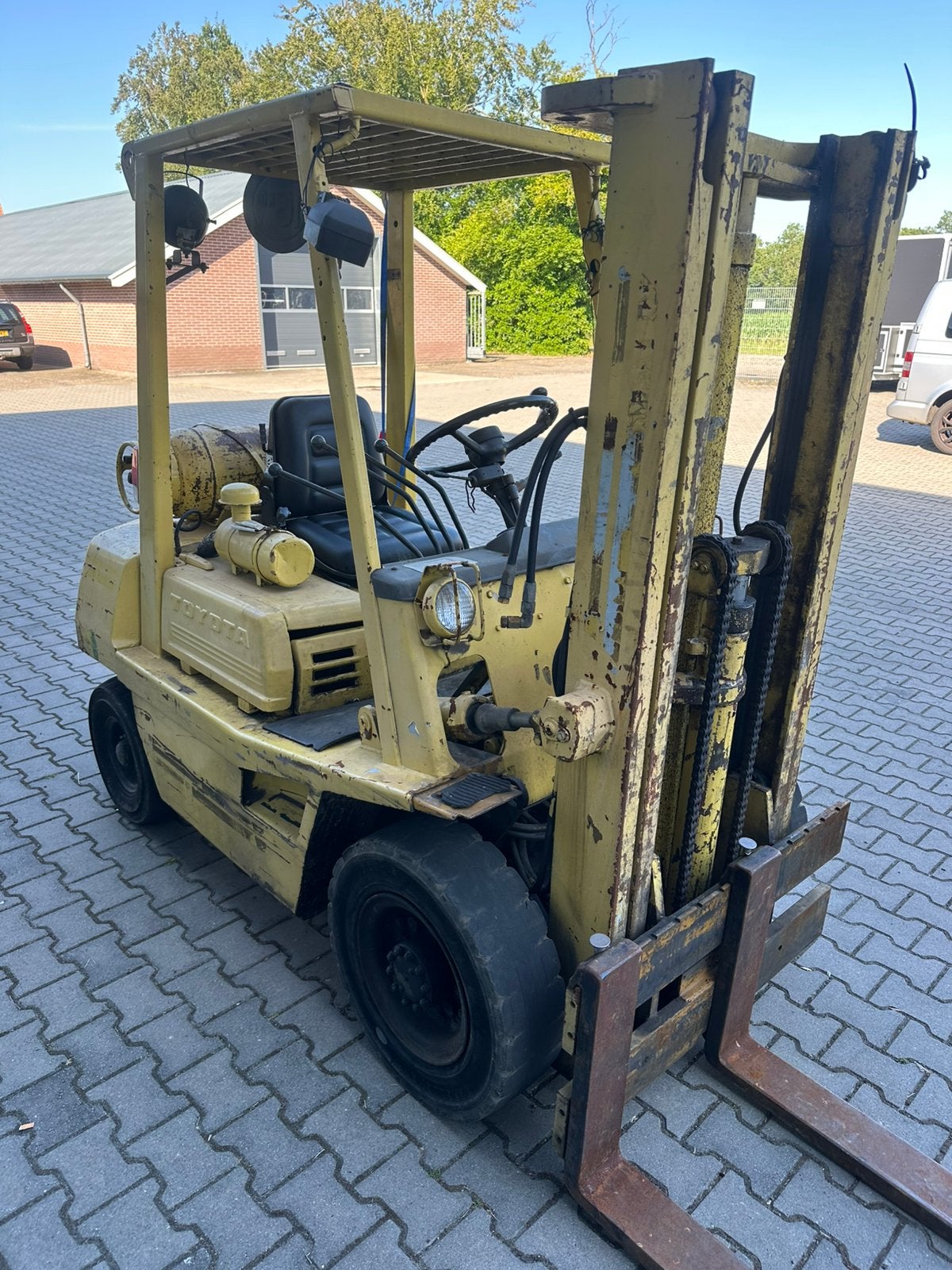 Toyota 42-3fg25 gas heftruck, Zakelijke goederen, Machines en Bouw | Heftrucks en Intern transport, 1000 tot 2000 kg, Ophalen of Verzenden