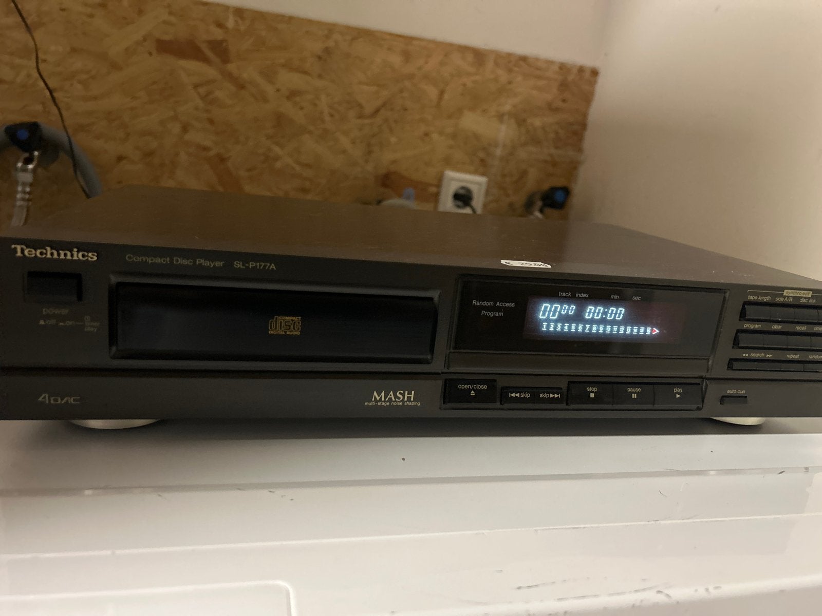 Technics SL-P177A Compact Disc Speler - Vintage CD-speler, Ophalen of Verzenden, Gebruikt, Technics