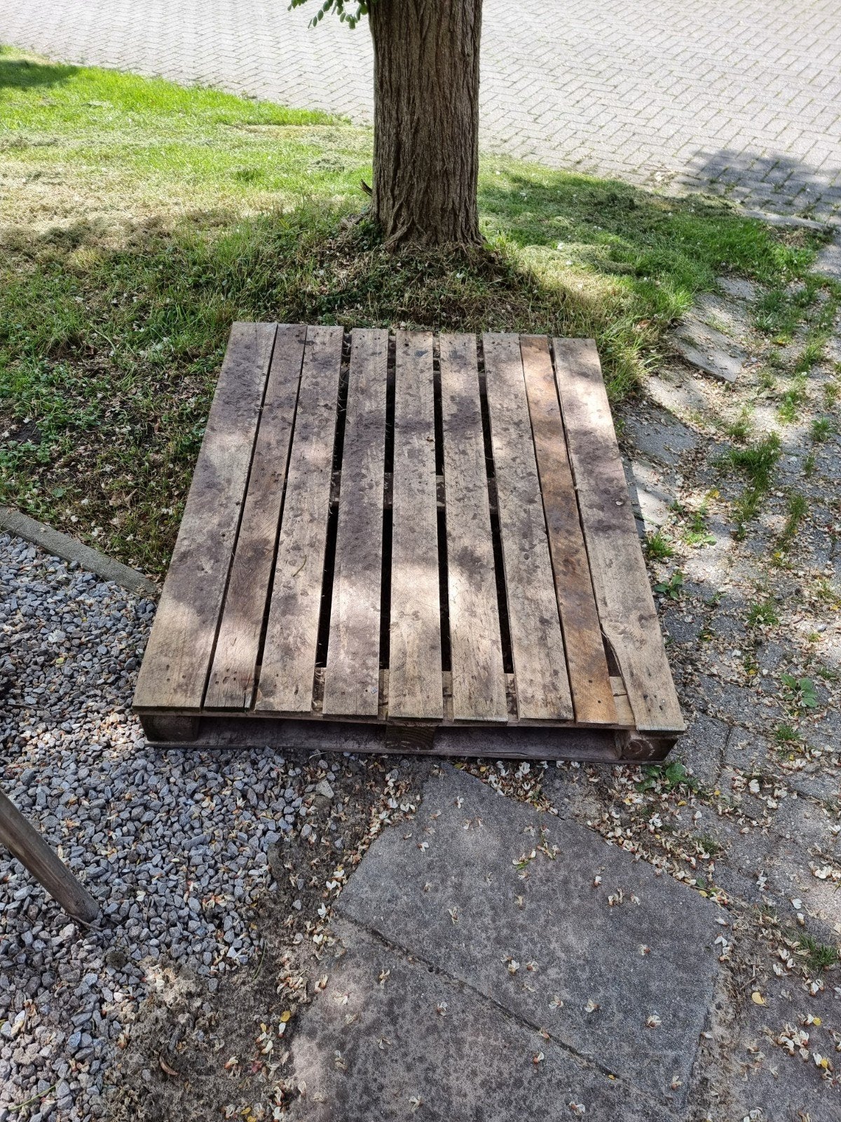 Gratis houten pallet, Doe-het-zelf en Verbouw, Hout en Planken, Gebruikt, Ophalen of Verzenden, 50 mm of meer, Pallet