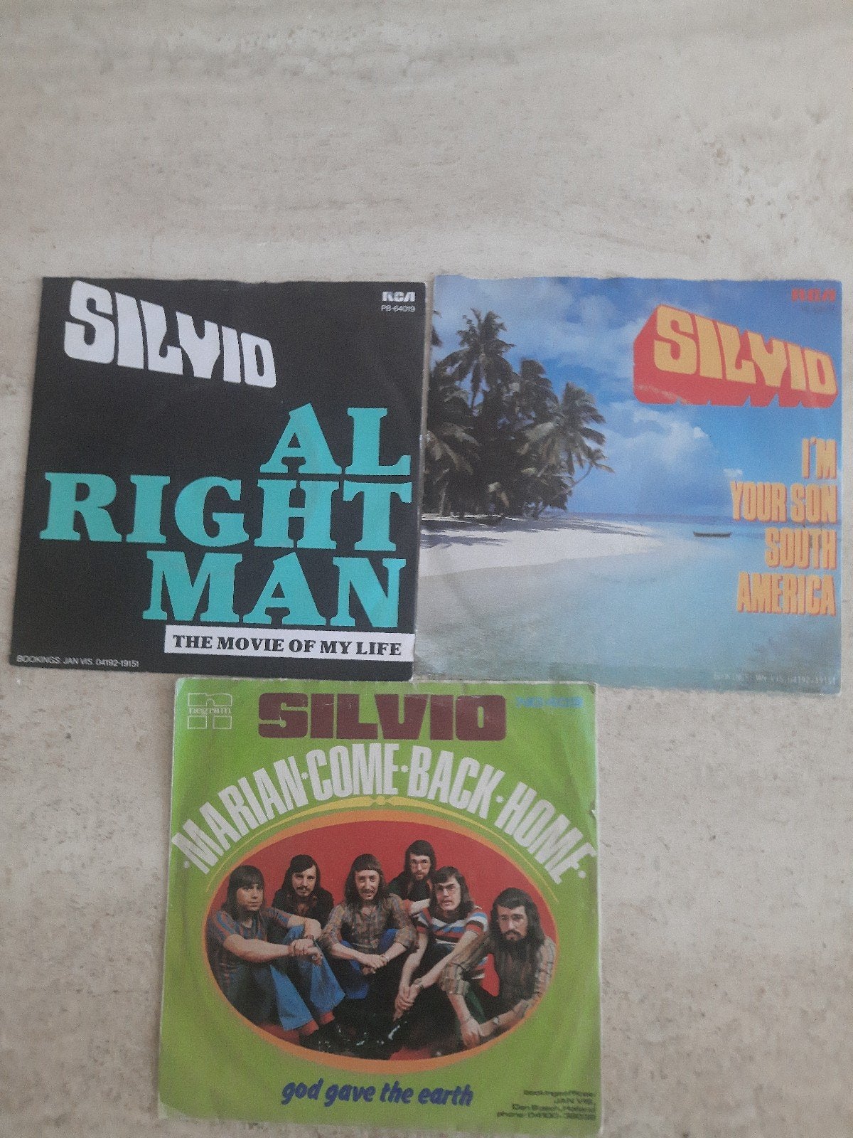 3x vinyl singel van Silvio, Cd's en Dvd's, Vinyl | Pop, Ophalen of Verzenden