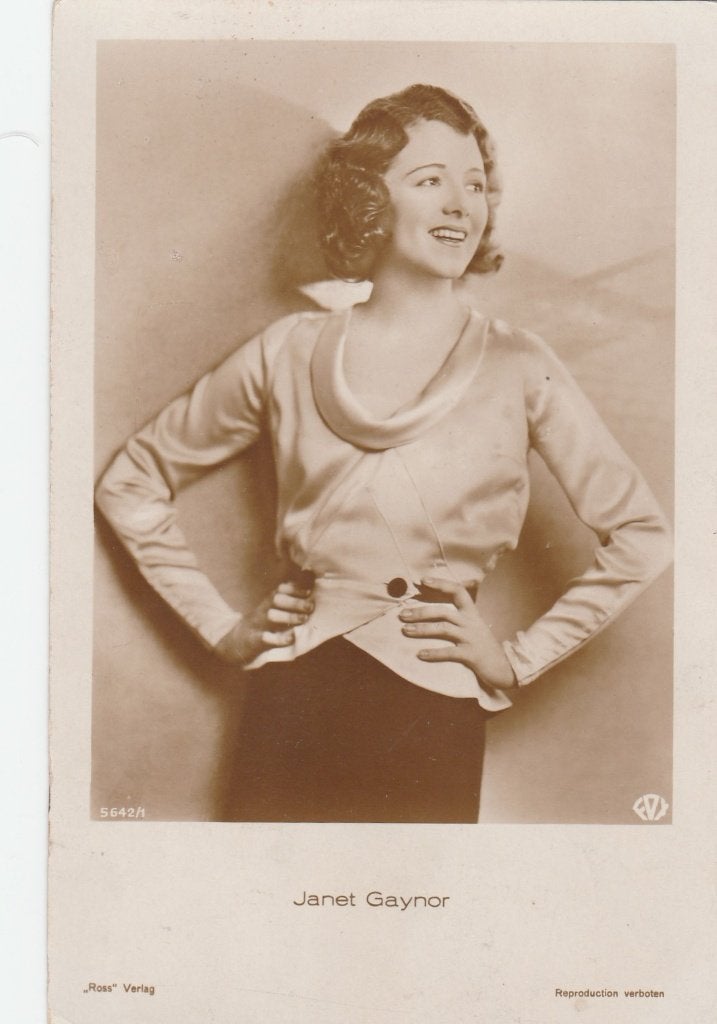 Ansichtkaart, Artiest,  Janet Gaynor  (694), Verzamelen, Ophalen of Verzenden, 1920 tot 1940, Sterren en Beroemdheden