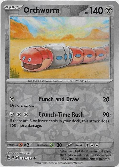 Paradox Rift,  Orthworm [reverse] 138/182, Verzenden, Nieuw, Losse kaart