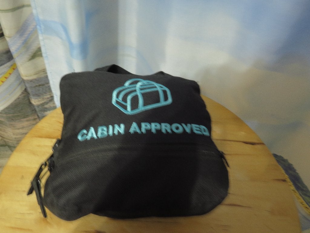Zwarte adventure bag mt L / cabine toegestane tas van Go, 40 tot 60 cm, 30 cm of meer, Gebruikt, Zwart