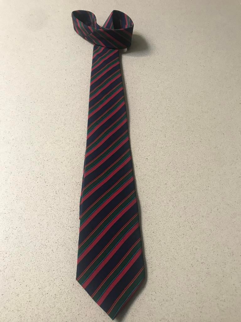 Givenchy stropdas 100 % zijde, Kleding | Heren, Ophalen of Verzenden, Zo goed als nieuw, Blauw, Met patroon