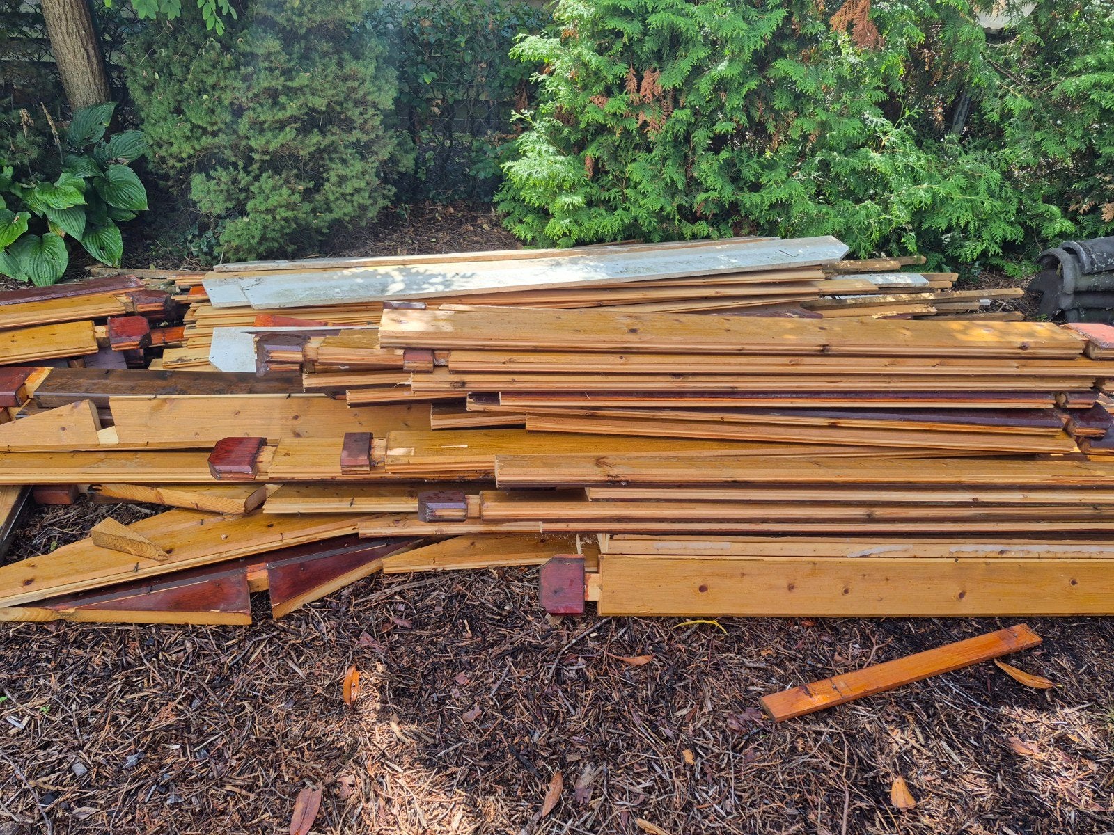 Gebruikte houten planken voor allesbrander, Huis en Inrichting, Kachels, Ophalen, Gebruikt