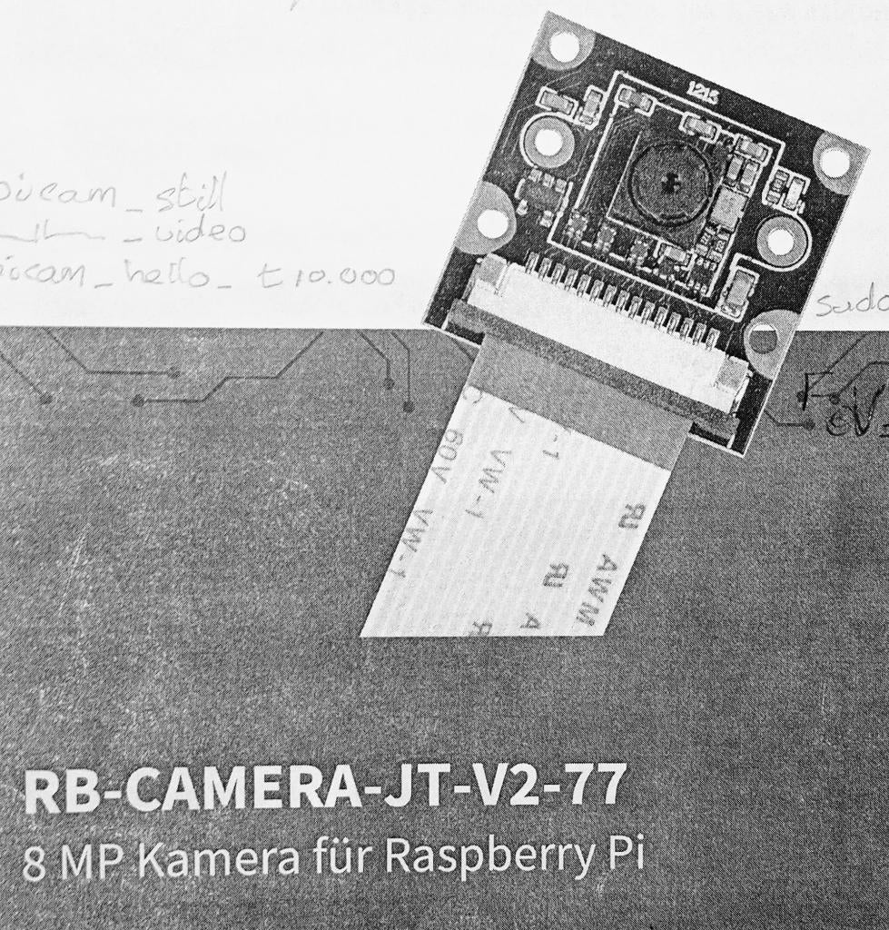 rpi-cam IMX219 chip 77 gr 8mp t.b.v. raspberry, Verzenden, Zo goed als nieuw