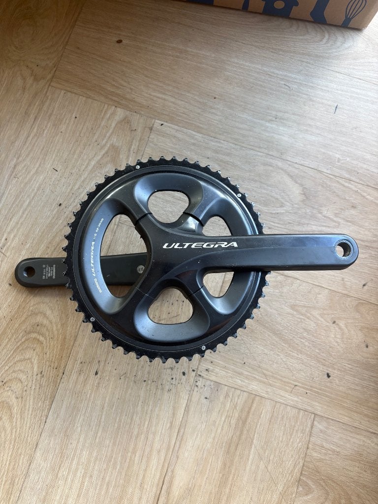 Shimano Ultegra FC-6800 52/36 172.5 mm crankstel, Crankstel of Pedalen, Shimano Ultegra, Ophalen of Verzenden, Zo goed als nieuw