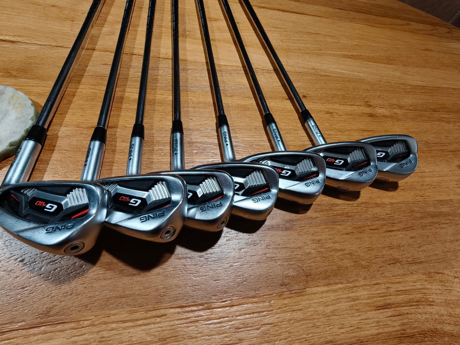 Ping g410 golfset als NIEUW/ ijzer 5 t/m gap wedge / stiff
p, Sport en Fitness, Ophalen of Verzenden, Zo goed als nieuw, Set, Ping