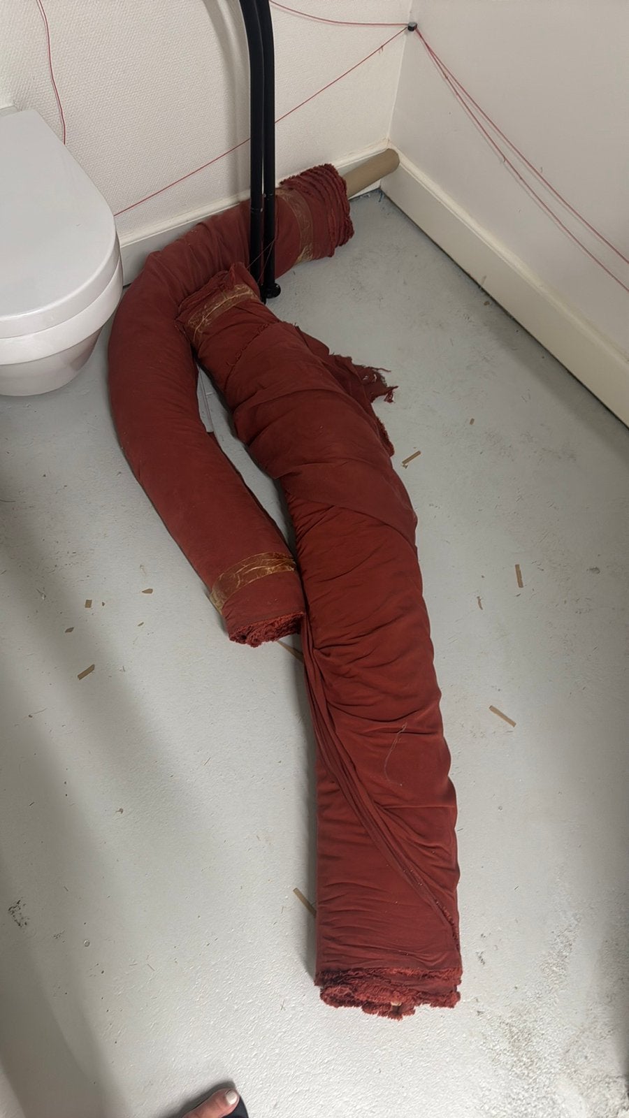 Tencel Stof op rol terracotta, Hobby en Vrije tijd, Stoffen en Lappen, Overige materialen, Overige kleuren, 120 cm of meer, Ophalen of Verzenden