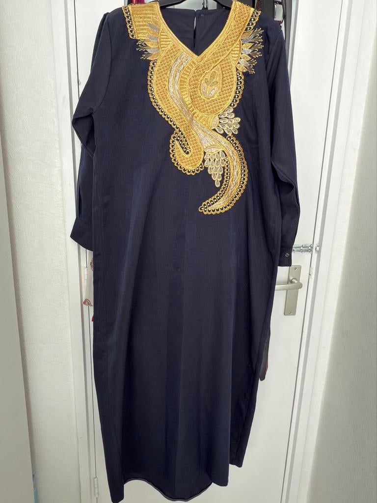 Mooie Abaya maat M, Kleding | Dames, Jurken, Maat 38/40 (M), Blauw, Nieuw, Ophalen of Verzenden