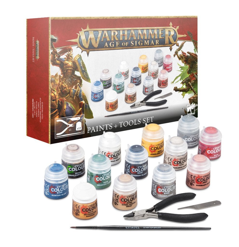 Warhammer age of Sigmar paints+tool, Ophalen of Verzenden, Nieuw, Warhammer, Met verf