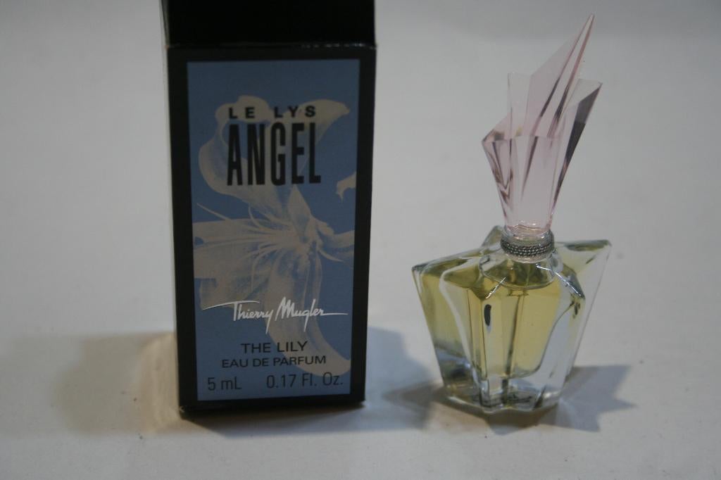 Parfum miniatuur Mugler Le Lys Angel 5 ml EdP nieuw OVP, Verzamelen, Verzenden, Nieuw, Miniatuur, Gevuld