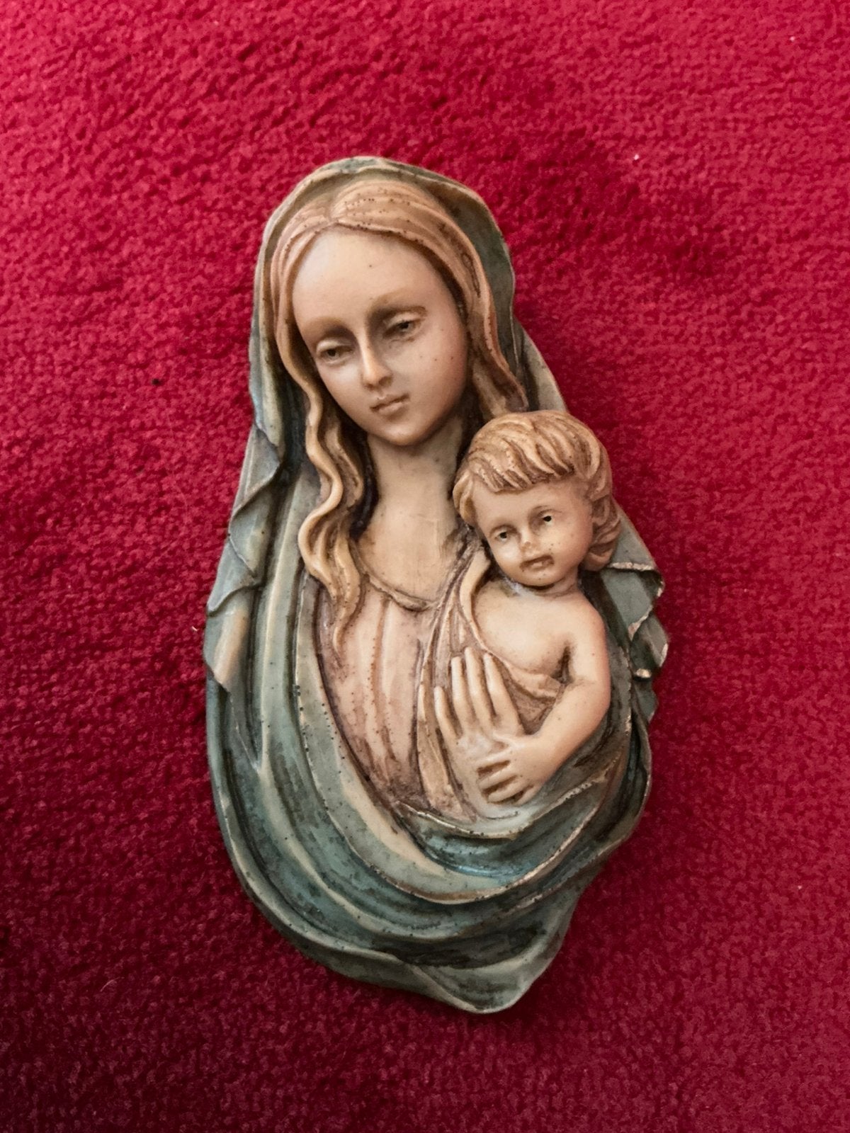 Wandbeeld Maria met kindje ❤️ binnen/buiten, Antiek en Kunst, Ophalen of Verzenden