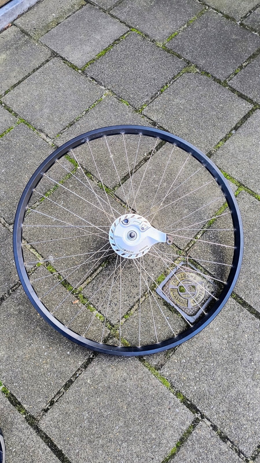 Achterwiel 3 versnellingen rollerbrake rem, Gebruikt, Elektrische fiets, Aluminium, Ophalen