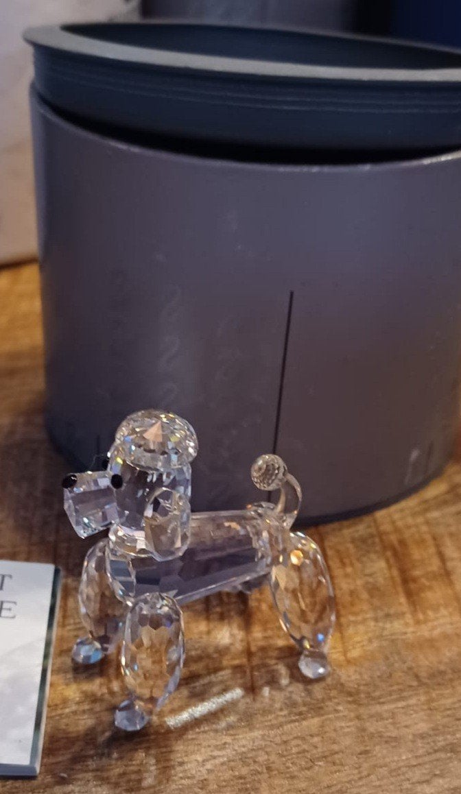 Swarovski poedel staand, Ophalen of Verzenden, Figuurtje