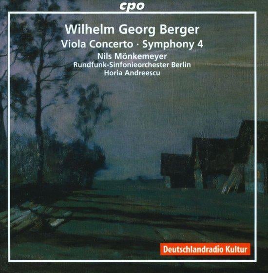 CD Berger: viola concerto -Symphony nr 4 CPO, Ophalen of Verzenden, Modernisme tot heden, Zo goed als nieuw, Orkest of Ballet