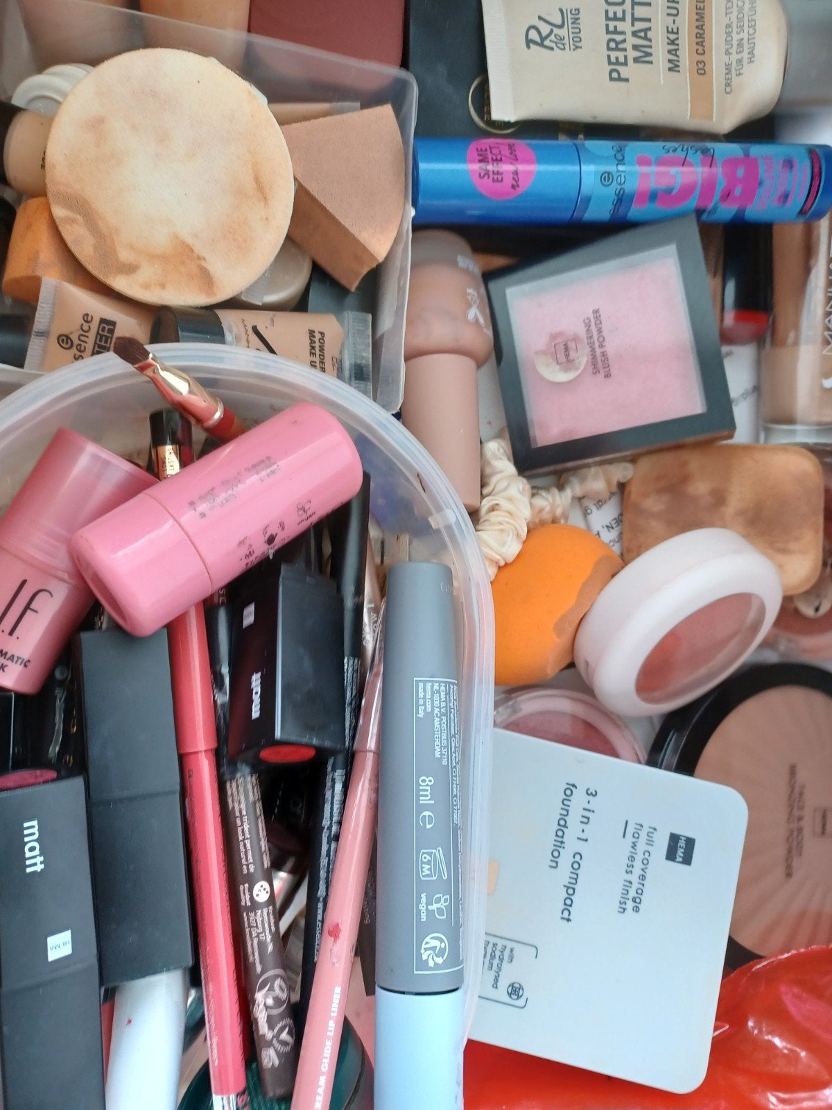 Grote make-up collectie: diverse merken en producten, Verzenden, Zo goed als nieuw, Overige kleuren, Gehele gezicht