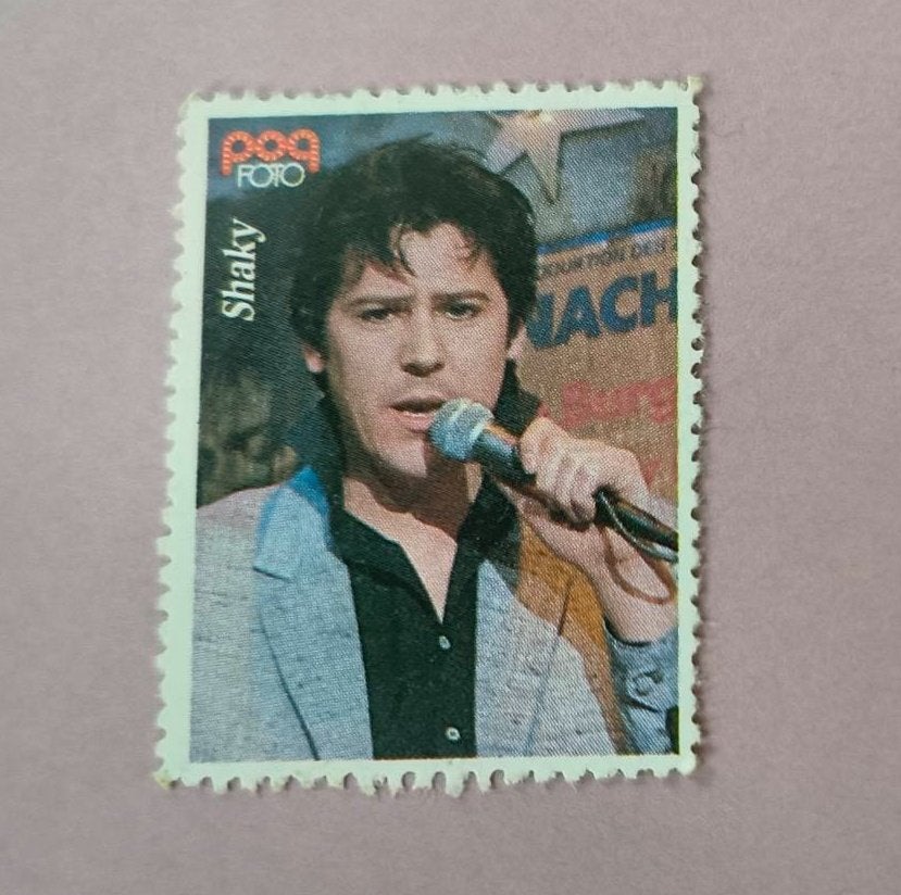 Popfoto zegel Shaky Stevens, Ophalen of Verzenden, Nieuw, Foto of Kaart