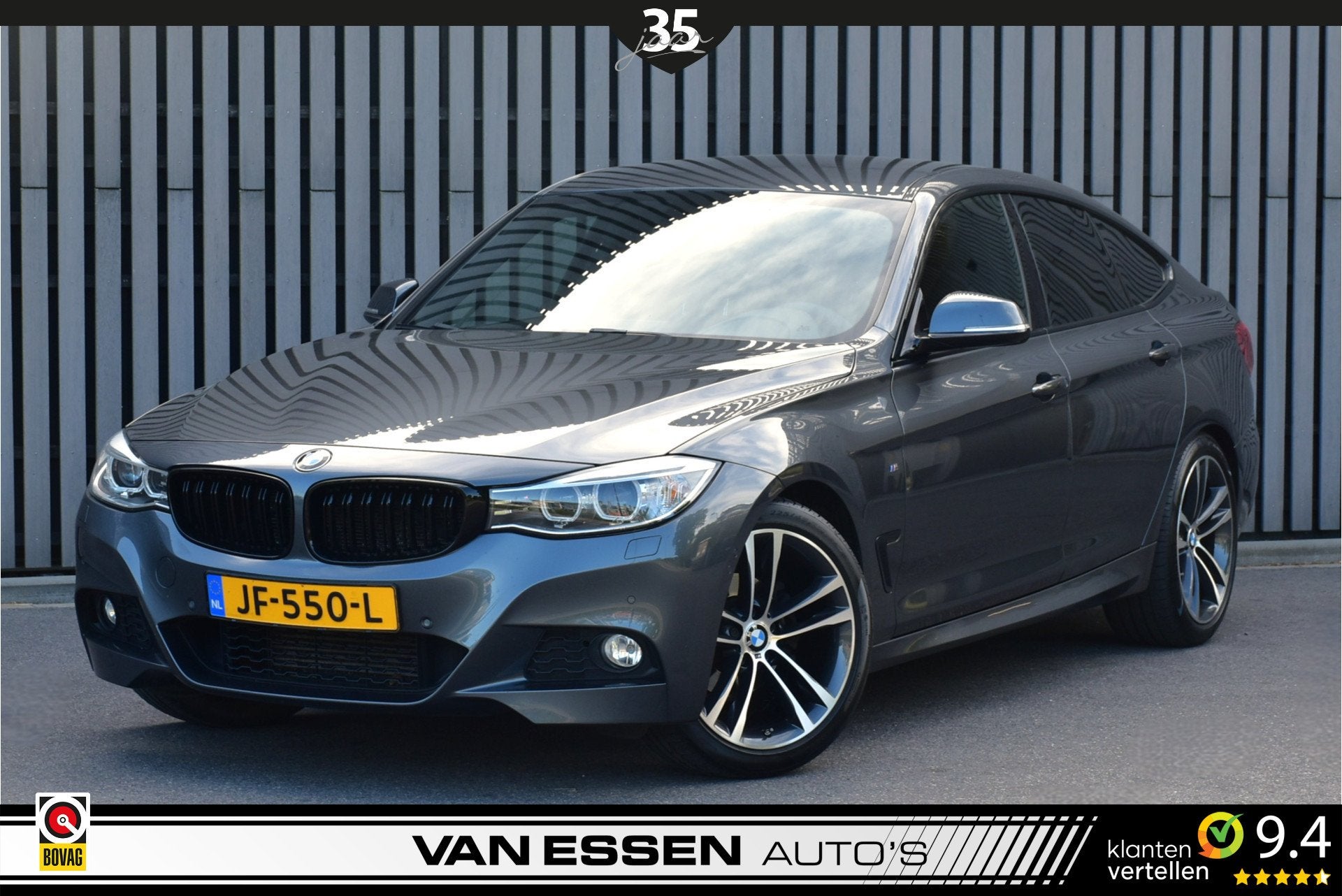 BMW 3-serie Gran Turismo 320i High Executive M-Sport Leder N, Auto's, BMW, Achterwielaandrijving, Gebruikt, Euro 6, 4 cilinders