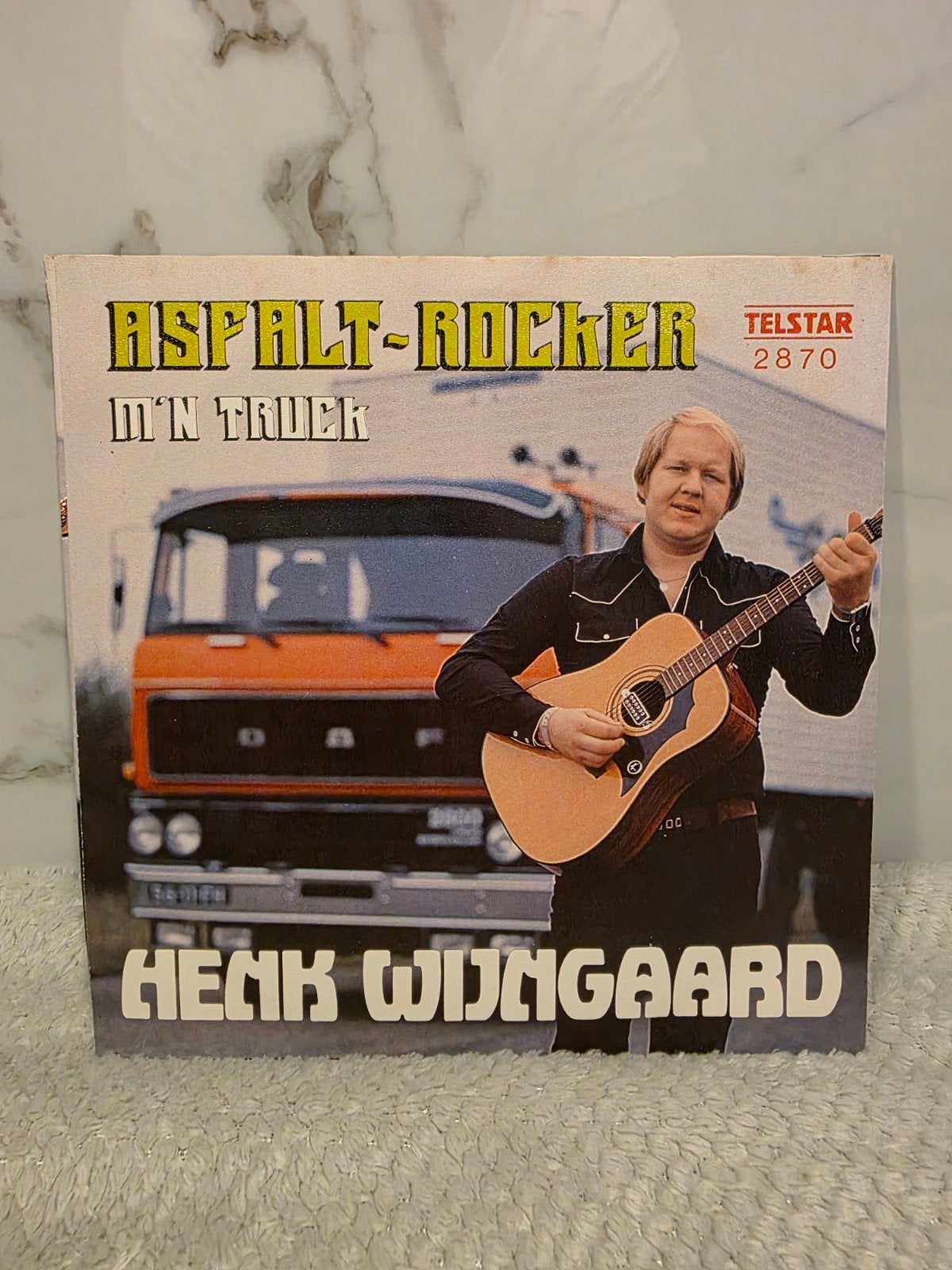 Henk Wijngaard – Asfalt-Rocker, Ophalen of Verzenden, Zo goed als nieuw, 7 inch, Levenslied of Smartlap