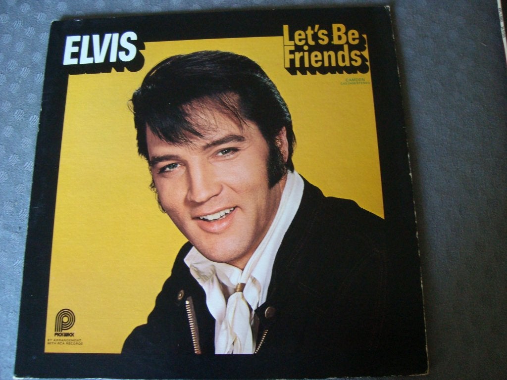 Elvis - let's be friends, Ophalen of Verzenden, Zo goed als nieuw, 12 inch