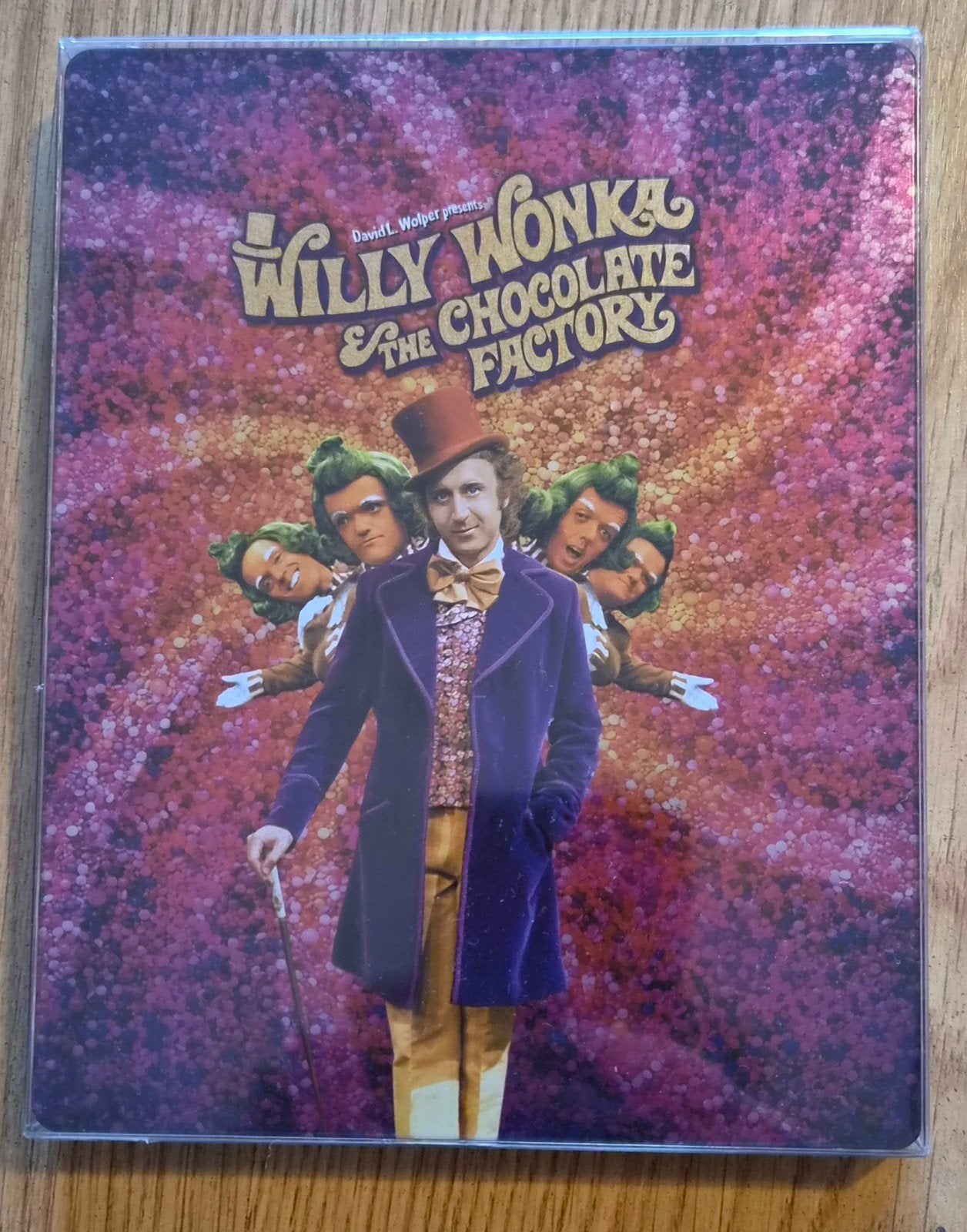 Willy Wonka & the Chocolate Factory 4K & Blu-ray steelbook, Film, 4K Ultra HD Blu-ray, Ophalen of Verzenden, Zo goed als nieuw