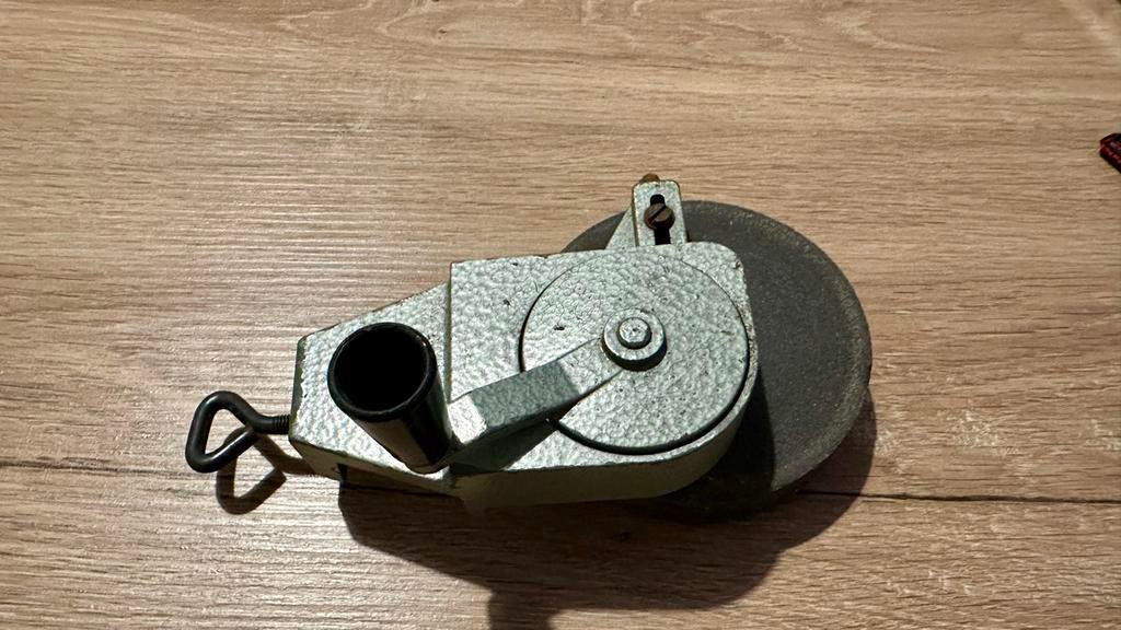 Vintage Slijpmachine - Handbediende Bankslijpmachine, Ophalen of Verzenden, Gebruikt, Werkbankslijpmachine